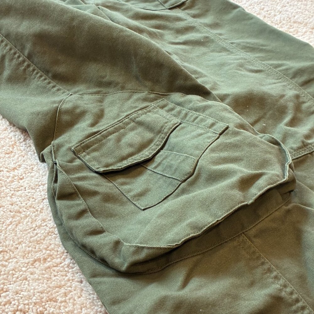 Pacsun John Galt Green Adjustable Waist Cargo Pants - Picture 4 of 12